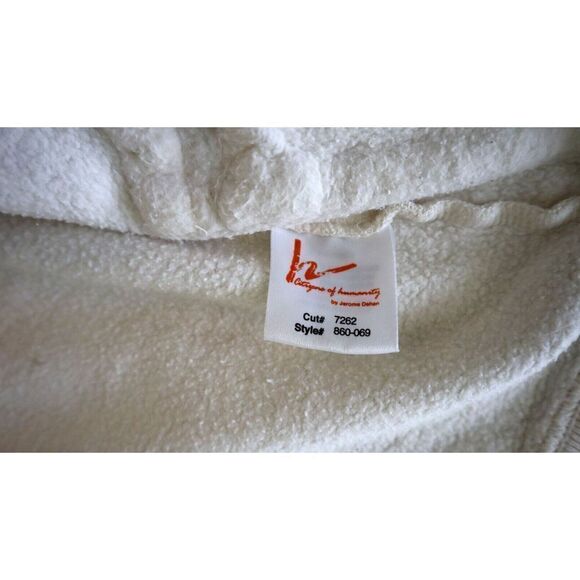 Citizens of Humanity 860-069 Women's Sz Small Beige 100% Cotton Full Zip Vest - Picture 3 of 6